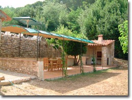 Covered BBQ area